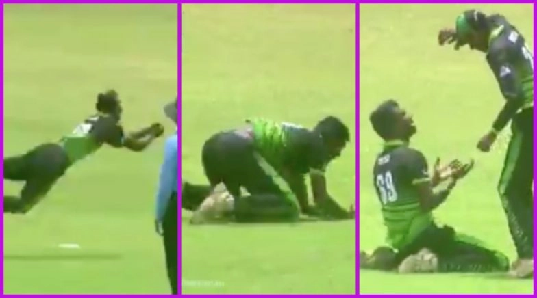 Sprinter or Cricketer? Bowler Runs 'Miles' to Complete Caught and bowled, Video Goes Viral