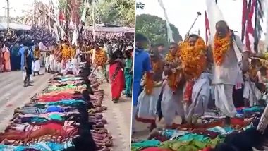 Chhattisgarh: Women Lay Down on Ground, Allow Priests to Walk on Them in Hope to Have Baby (Watch Video)