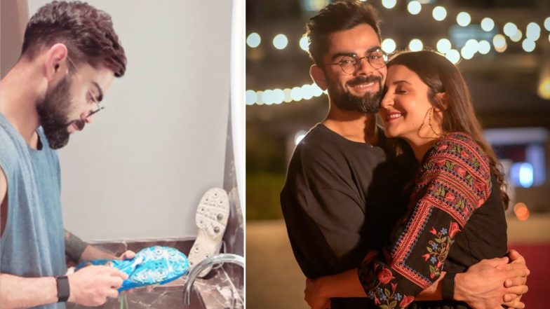 Anushka Sharma Shares Still of Hubby Virat Kohli Cleaning His Shoes Ahead of the Australia Tour