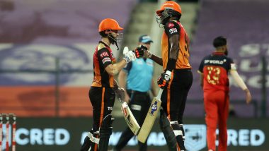 SRH vs RCB Stat Highlights IPL 2020 Eliminator: Kane Williamson, Jason Holder's Unbeaten Partnership Helps Sunrisers Hyderabad Beat Royal Challengers Bangalore By 6 Wickets