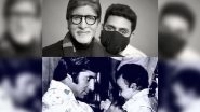 Amitabh Bachchan Shares a &lsquo;Then and Now&rsquo; Photo With Son Abhishek Bachchan and It Is Adorable (See Pic)