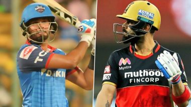 Delhi Capitals vs Royal Challengers Bangalore, IPL 2020 Toss Report and Playing XI Update: Ajinkya Rahane, Axar Patel Come In For DC As Shreyas Iyer Opts To Bowl