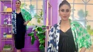 Yo or Hell No? Kareena Kapoor Khan's Black Midi Dress With Printed Jacket by Dhruv Kapoor