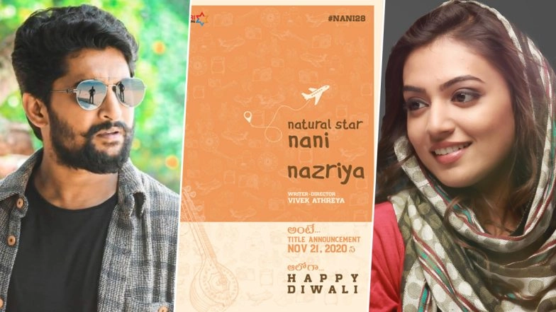 #Nani28: Nazriya Nazim Fahadh To Make Her Tollywood Debut Opposite Nani In Vivek Athreya’s Next!