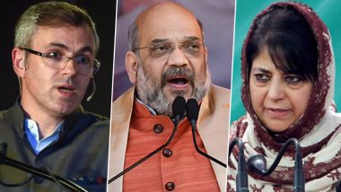 'Gupkar Gang': Mehbooba Mufti, Omar Abdullah Hit Back at Amit Shah For Attacking People's Alliance for Gupkar Declaration