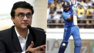 Rohit Sharma Injury Update: BCCI Chief Sourav Ganguly Keeps Door Open For Star Batsman's Return in India Squad For Australia Tour