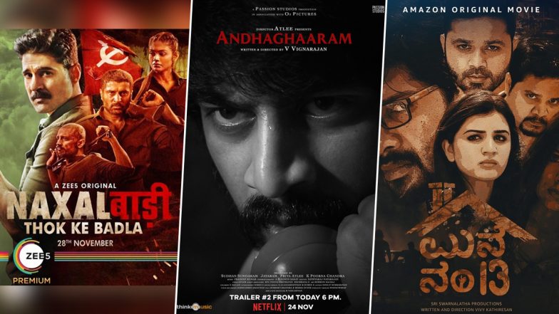 OTT Releases Of the Week: ZEE5’s Naxalbari, Andhaghaaram on Netflix, Manne Number 13 on Amazon Prime and More