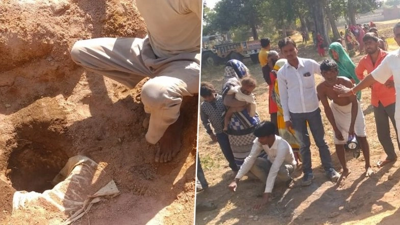 Madhya Pradesh: Three-Year-Old Prahlad Falls Into Open Borewell in Niwari, Army Comes to Rescue