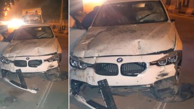 BMW Car Runs Over Cop in Delhi's Sarita Vihar, Driver Flees; Alcohol Found Inside Vehicle