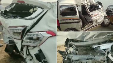 Fog Leads to Accident at Yamuna Expressway; 8 Vehicles Crash Into Each Other, 2 Dead