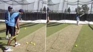 Ravi Ashwin Prepares KL Rahul for 'Bouncer Barrage in Australia' Using Tennis Racquet (Watch Video)