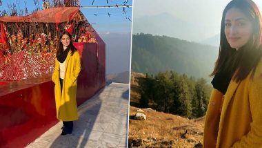 Yami Gautam Is a True Traveler, Actress Takes Time From Bhoot Police Shoot to Visit Holy Temple With Team (See Pics)
