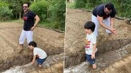 Saif Ali Khan And Taimur Are Busy Farming In Pataudi! Pics Of The Father &ndash; Son Duo Go Viral