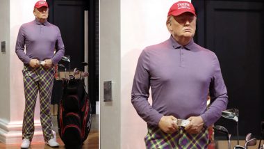 Madam Tussauds London Redresses Donald Trump's Wax Statue in a Golfing Attire; Calls It His 'Potential 2021 Wardrobe'