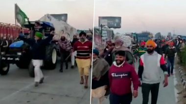Farmers' Protest: Thousands of Farmers March Towards Delhi; Security Tightened at Haryana-Delhi Border