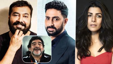 Diego Maradona Passes Away: Abhishek Bachchan, Anurag Kashyap, Nimrat Kaur Condole the Loss of the Football Legend