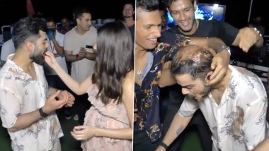 Virat Kohli Celebrates 32nd Birthday With Wife Anushka Sharma and RCB Teammates on Private Yacht in UAE (Watch Video)