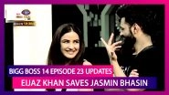 Bigg Boss 14 Episode 23 Updates | Nov 3 2020: Eijaz Khan Saves Jasmin Bhasin From Nomination Process