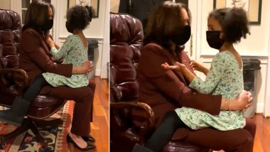 ‘You Could Be President,’ Kamala Harris Motivating Her Great Niece to Reach the Highest Political Office Is the Motivation All Kids Need, Viral Video Inspires Twitterati to Dream Big