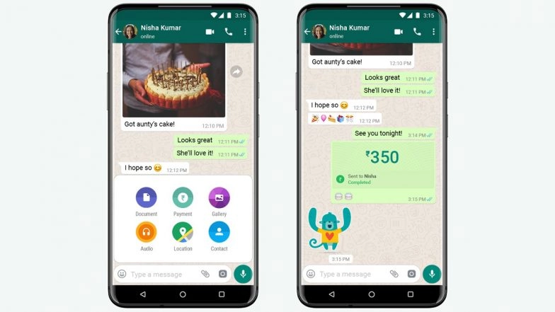 WhatsApp Pay: No Money to Be Charged for Making Payments Through WhatsApp