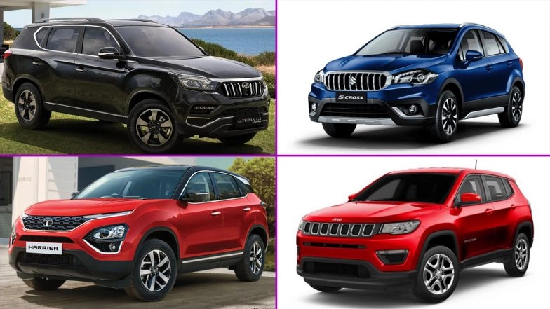 Diwali 2020 Discounts on Cars: Get Up to Rs 3 Lakh Benefits on Mahindra Alturas G4, Jeep Compass, Tata Harrier, Honda Civic, Kia Carnival, Maruti S-Cross & More