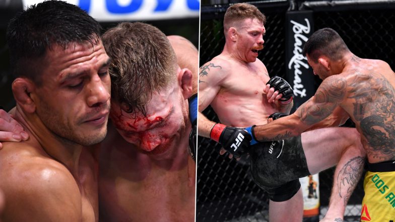 UFC Vegas 14 Results: Rafael dos Anjos Defeats Paul Felder by Split Decision, Abdul Razak Alhassan Loses to Khaos Williams & Other Highlights (View Pics & Videos)