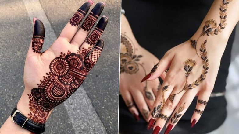 Bhai Dooj Mehendi Design Images Tutorials Simple Arabic Indian Rajasthani Floral Peacock Bracelet Vine Style Mehndi Design For Front Back Hand Fingers Feet Watch Videos Latestly