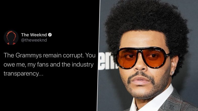 GRAMMYs 2021 Nominations: The Weeknd Slams Recording Academy After His Snub, Says ‘The Grammys Remain Corrupt’