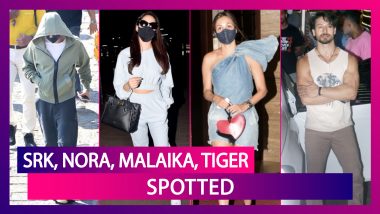 Shah Rukh Khan At Gateway Of India, Sports Hoodie & Mask; Nora Fatehi At The Airport; Malaika Arora, Tiger Shroff, Ishaan Khatter Spotted In The City