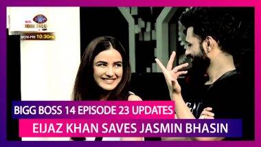 Bigg Boss 14 Episode 23 Updates | Nov 3 2020: Eijaz Khan Saves Jasmin Bhasin From Nomination Process