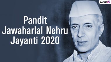 Pandit Jawaharlal Nehru Jayanti 2020: Know History of the Day Also Celebrated As Children's Day or Bal Diwas in India