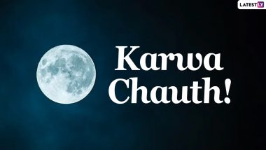 Karwa Chauth 2020 Moonrise Time Today in Delhi, Gurgaon, Faridabad, Ghaziabad, Noida: Moon Sighted in Delhi and Noida, See Pics