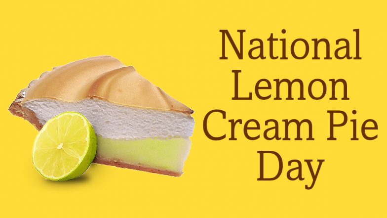 National Lemon Cream Pie Day 2020: Here’s An Easy Recipe to Make This Sunny-Coloured Sweet Treat (Watch Video)
