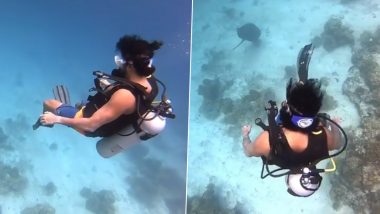 Farhan Akhtar Scuba Diving in the Maldives Sets Serious Vacation Goals (Watch Video)