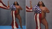 Lizzo Poses Nude with American Flag  in Her US Election Day Message (View Post)