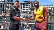 New Zealand vs West Indies 1st T20I  2020 Live Streaming Online and Match Timings in India: Get NZ vs WI Free TV Channel and Live Telecast Details