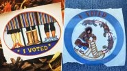 &lsquo;I Voted&rsquo; Stickers for US Presidential Election 2020 Are Super Cool! Check Out Photos of Citizens Showing Off Their Proof of Voting on Social Media