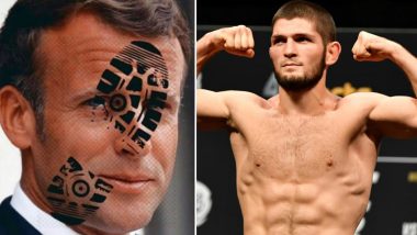 Khabib Nurmagomedov Says ‘May Allah Disfigure Emmanuel Macron’s Face’, Former UFC Fighter Slams French President Over His Remarks on Islam (View Post)
