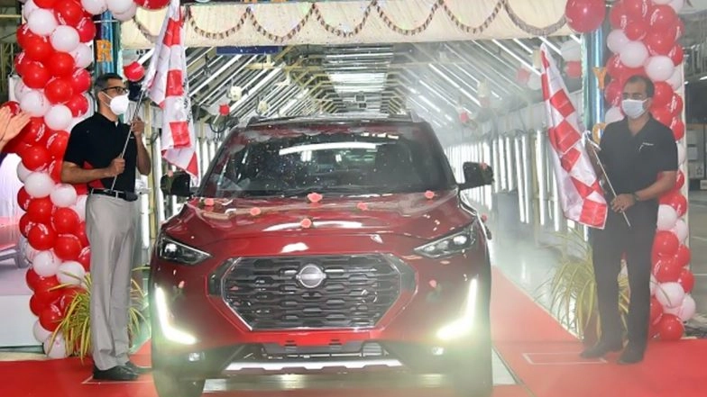 Nissan Magnite Sub-Compact SUV First Model Rolled Out from Oragadam Plant