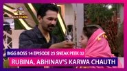 Bigg Boss 14 Episode 25 Sneak Peek 02 | Nov 5 2020: Rubina, Abhinav's Karwa Chauth Celebration