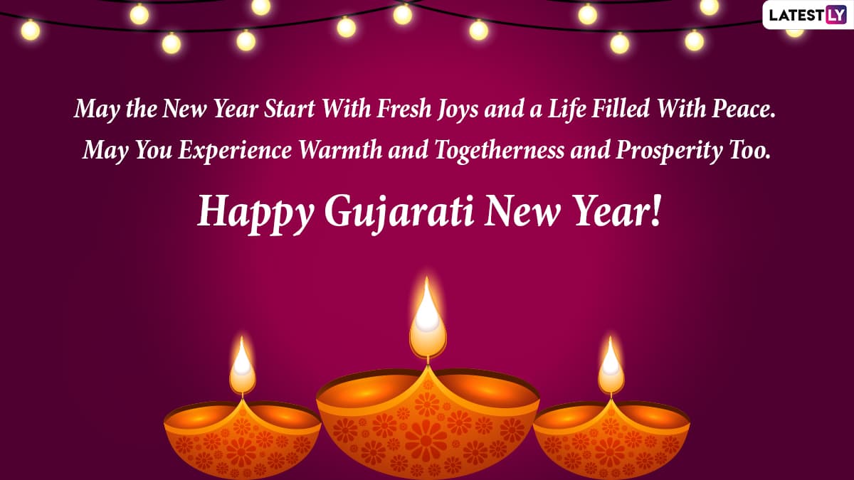 Festivals & Events News | Happy Gujarati New Year Wishes, Nutan ...