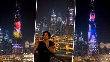 Shah Rukh Khan Honoured By Dubai’s Burj Khalifa On His 55th Birthday! (Watch Video)