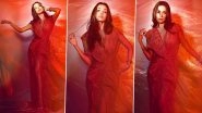 Yo or Hell No? Malaika Arora's Shimmery Red Outfit by Ziad Nakad