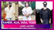 Ranbir Kapoor & Alia Bhatt Go Dubbing For Brahmastra, Sara Ali Khan&rsquo;s Traditional Look, Hrithik Roshan&rsquo;s New Look; Karan Johar&rsquo;s Pre-Diwali Party, Disha Patani & Tiger Shroff At The Airport & More