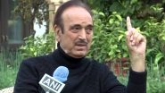 Ghulam Nabi Azad Reiterates Demand For Internal Elections in Congress, Gives Clean Chit to Gandhis Due to COVID-19