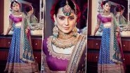 Kangana Ranaut's Custom Outfit by Anuradha Vakil is Dishing Out Some Styling Lessons for the Upcoming Wedding Season (View Pics)