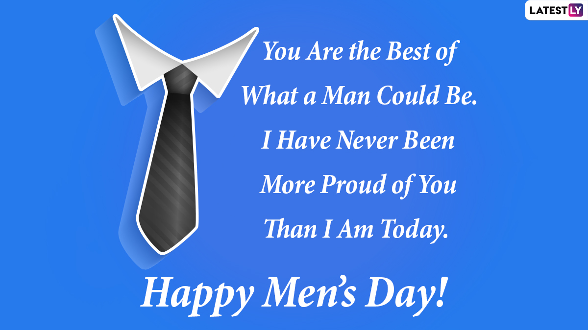 Happy Men’s Day 2021 Greetings & Wishes: Send HD Images, WhatsApp ...