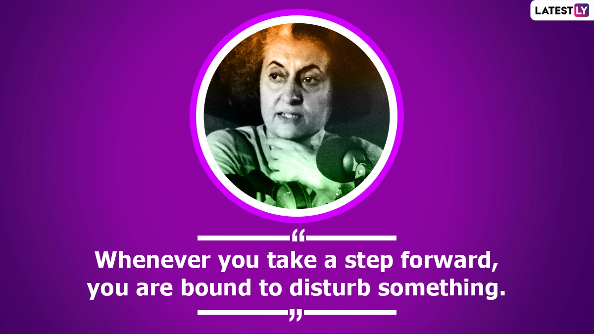 Quotes by Indira Gandhi| (Photo Credits: File Image)