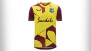 West Indies Unveils New Jersey for T20I Series Against New Zealand As Countdown Begins for ICC Men's T20 World Cup 2021