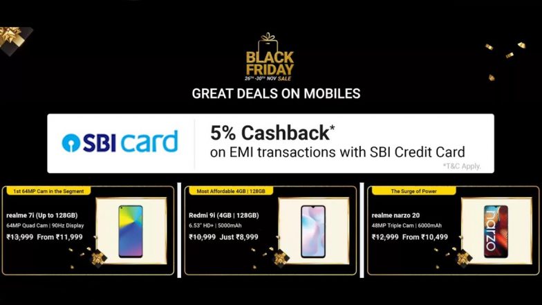 Flipkart Black Friday Sale 2020: Live Offers & Discounts on Realme 7i, iPhone SE, Pixel 4a, Galaxy S20+ & More